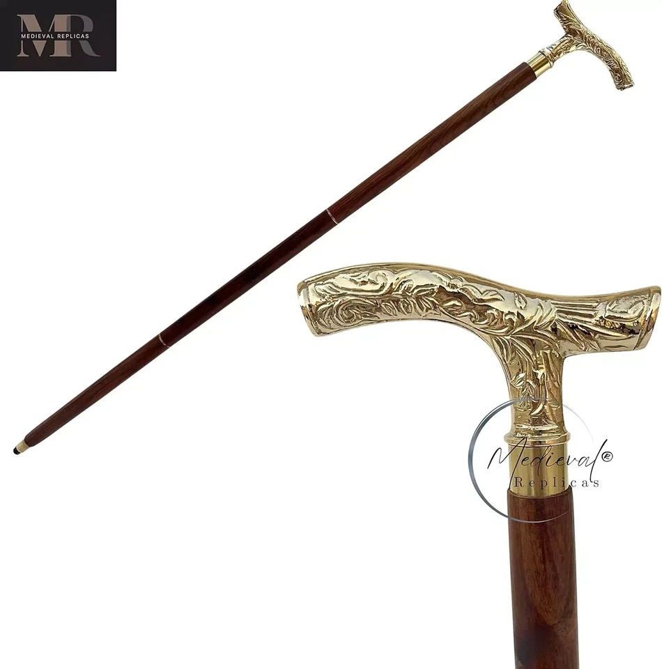 Bastón - Bastones Derby para hombres y bastón de madera para hombres y mujeres - 37" Foto 3 de 4