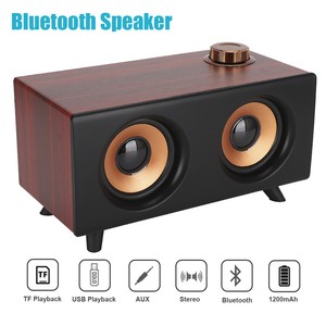 retro wooden speaker