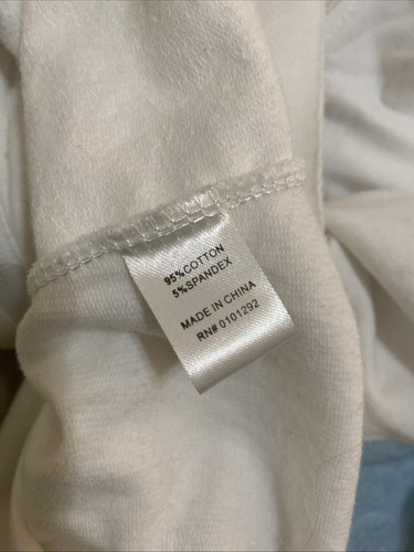 LULU-B Hoodie-Jacke mit durchgehendem Reißverschluss: Damen L Large, weißer Taschentuchsaum - Bild 10 von 11