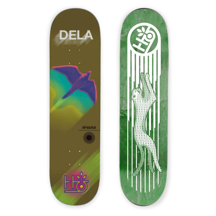 Habitat Skateboard Deck Brian Delatorre Speed Test 8.0