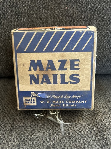 Vintage Maze Nails Hardened Masonry Spiral Nails 1 Pound 5/16” 1/1 On eBay