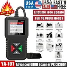 YA101 OBD2 Automotive Code Reader Car Check Engine Fault Code Diagnostic Scanner