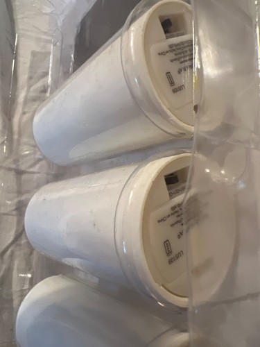 Set of 4 Luminara Flameless LED Candles Moving Flame Ivory with timer - Picture 3 of 3