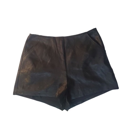 Pantaloncini in ecopelle Lei + Sky in finta pelle di serpente - Medium - Foto 1 di 9