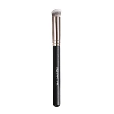 Concealer Brush under Eye Mini Angled Flat Top Kabuki Nose Contour Brush for Con