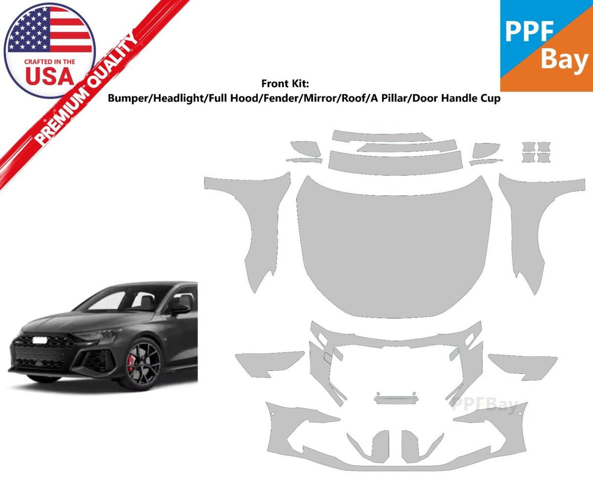 Full Hood & Fender + Mirror Kit | AUDI RS3 2019 Full Hood & Fender + Mirror Kit | AUDI RS3 2019