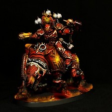 World Eaters Lord on Juggernaut painted Warhammer 40k Chaos Space Marines