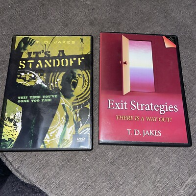 Both EXIT STRATEGIES: THERE IS A WAY OUT! & STANDOFF DVDS T.D. JAKES