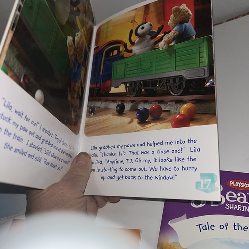 Lot 4 TJ BEARYTALES books Super TJ Tiny Adventure Cave Bear Birthday Surprise - Picture 9 of 10