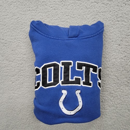 Colts Hoodie Kids Small 6/7 Blue Long Sleeve Sweatshirt - Picture 12 of 14