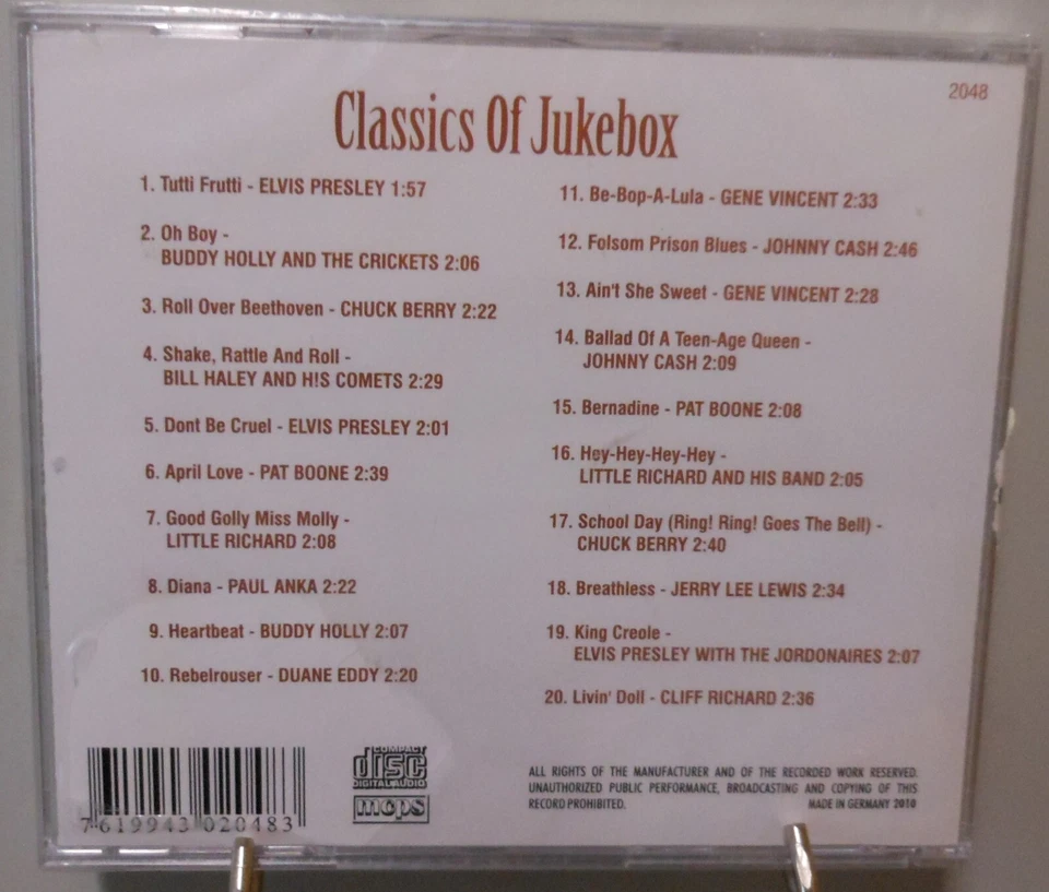 Jukebox Classics CD Rock´n Roll Party Hits Fetensongs Oldies Evergreens #K1507 - Bild 2 von 3