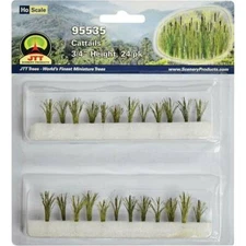 JTT (HO-Scale) 95535 CATTAILS 3/4" Wide 24/pk - NIB