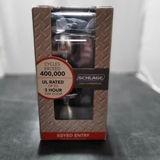 BRAND NEW - Schlage F51 CSV ORB 626 Orbit Knob Contractor Series Entry Locksets