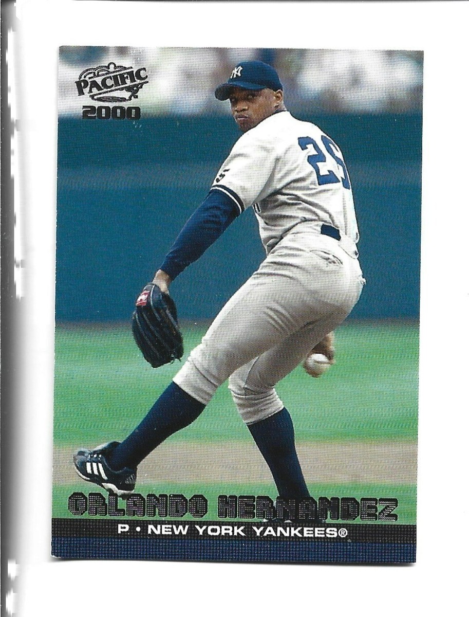 2000 Pacific #292 Orlando Hernandez card, New York Yankees 2000 Pacific #292 Orlando Hernandez card, New York Yankees