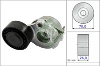 INA Multifr. Riemenspanner VW A4-A8/Q5/TOUAREG 3.0TDI 10-