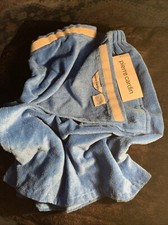 Blue Velour Mens Waist Robe NWT New Pierre Cardin Vintage