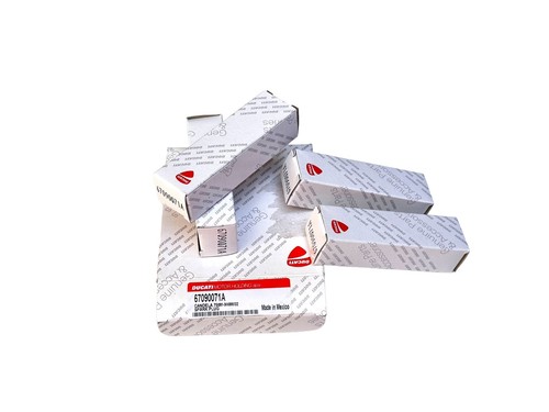 KIT 2 CANDELE ORIGINALI DUCATI Monster 800 620 S2R Supersport 600 SBK 907 ie ST2 - Imagen 5 de 8