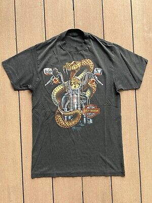 Vintage Harley Davidson 3D Emblem Single Stitch T-Shirt Vintage Harley Davidson 3D Emblem Single Stitch T-Shirt