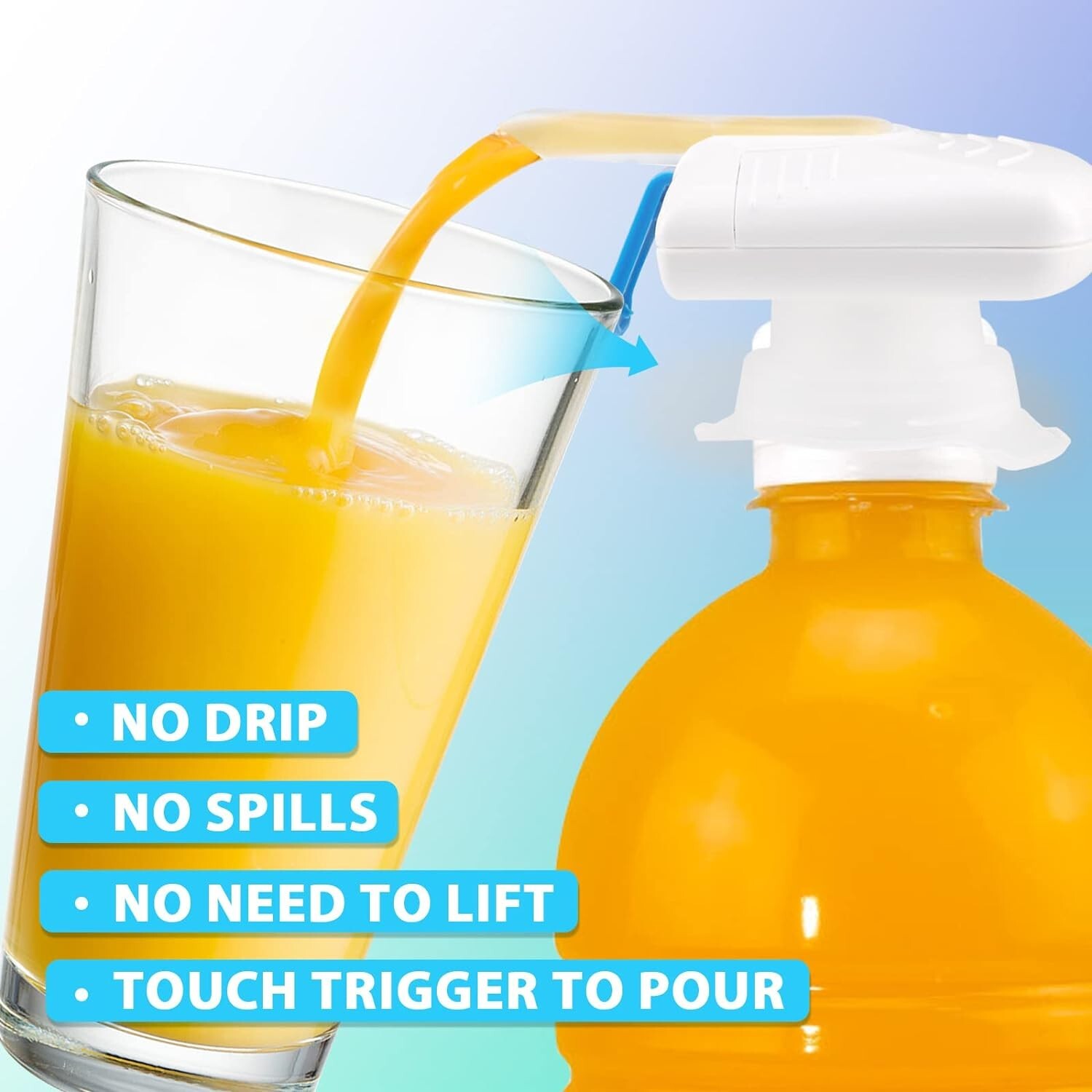 2 Pack Automatic Drink Dispenser, Milk Dispenser for Fridge Gallon, Hands-Free