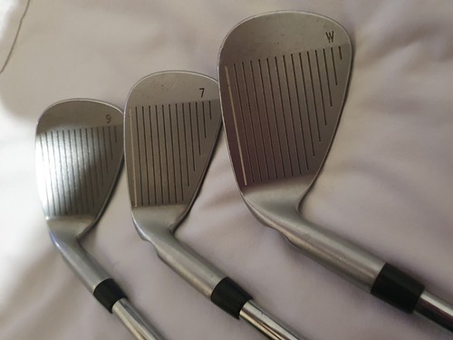 PING i25 Golf Clubs 7-9-Wedge Yellow Dot Ping CFS Regular Flex Steel Shaft R-H - Picture 11 of 12
