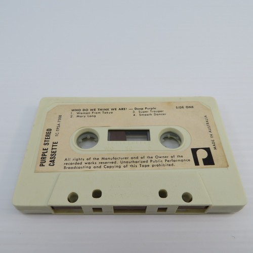 Deep Purple Who Do You Think We Are TC-TPSA-7508 - Cinta de casete - ¡Publicación rápida!! - Imagen 5 de 7