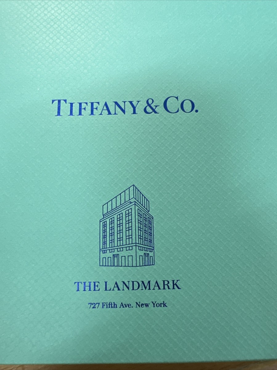 ニューヨーク本店限定★Tiffany & Co. 手帳Landmarkノートブック Tiffany & Co NYC Landmark Flagship Exclusive Packaging