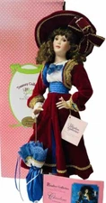 PARADISE GALLERIES DOLL 19" CHARLENE VICTORIAN W/COA B199 BY; PATRICIA ROSE