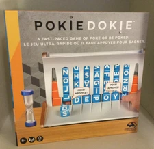 POKIE DOKIE Marbles Brain Workshop WORD GAME letter Dice Timer SPIN MASTER