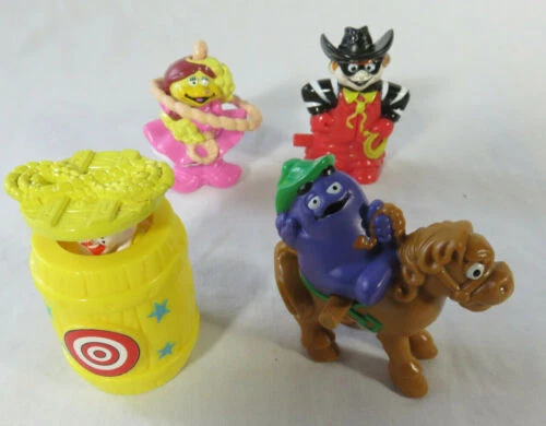 Character coleccionistas y aficionados Juguetes Promocionales de comida rápida y cereales