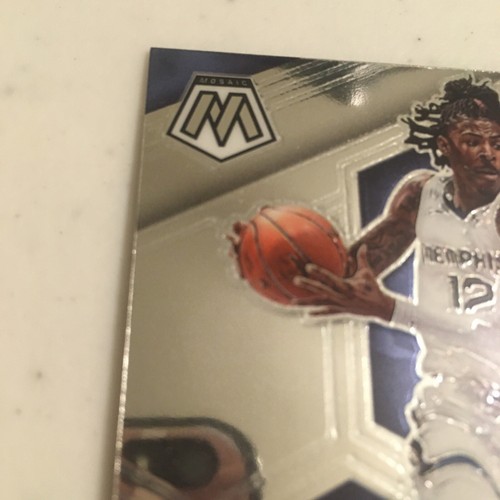 2020-21 Panini Mosaic Silver Card #40 Ja Morant - MEMPHIS GRIZZLES - Picture 4 of 6