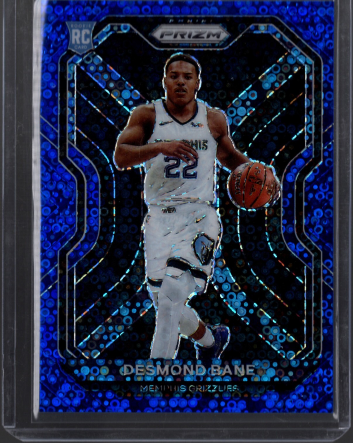 Desmond Bane 2020-21 Panini Prizm Blue Fast Break /175 RC #297