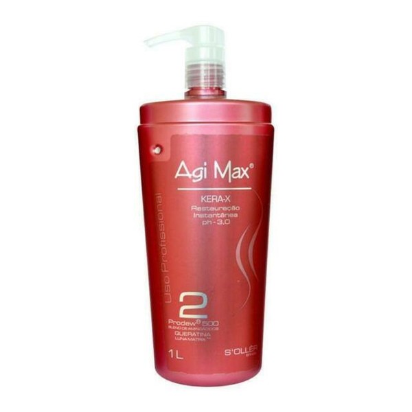 AGI Max Brazilian Keratin Hair Straightening Kit 1 LT 3 Steps X 1000ml