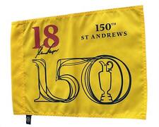 Gary Player Signed 150th Open Championship PIN FLAG St Andrews AFTAL COA Gary Player Signed 150th Open Championship PIN FLAG St Andrews AFTAL COA