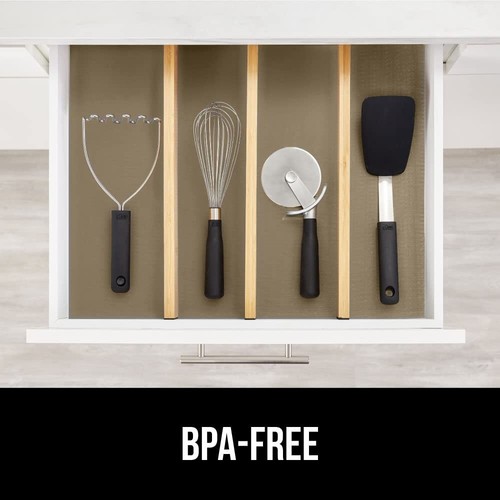 Gorilla Grip Drawer and Shelf Liner for Cabinet, Slip Resistant Non Adhesive Pr - Picture 5 of 9