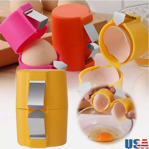 Egg Shell Opener Egg Open Tool Egg Topper Cutter Tool for uncooked Eggs Stainles - Afbeelding 1 van 16