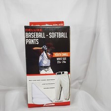 Franklin Deluxe Youth Small Baseball Softball Pants Boys Girls White