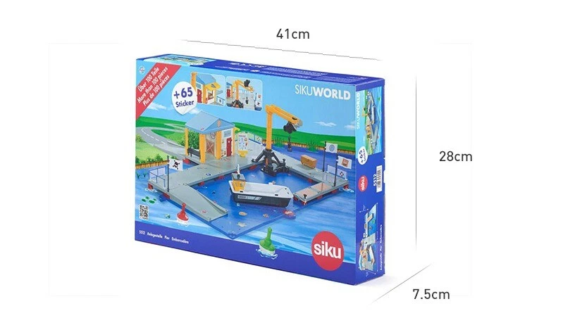 SIKU WORLD Pier Port Juego Diecast Juguete SK5512 Foto 2 de 4