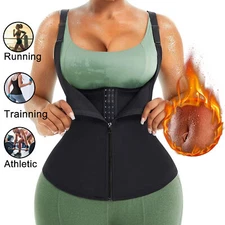Fajas Reductoras Colombianas Waist Trainer Tummy Control Workout Tank Top Shaper