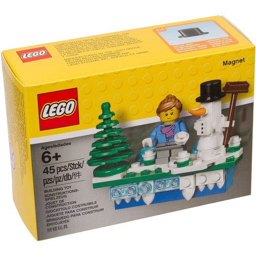 Brand New Lego Christmas Magnet 853663 Box Set - Afbeelding 1 van 2