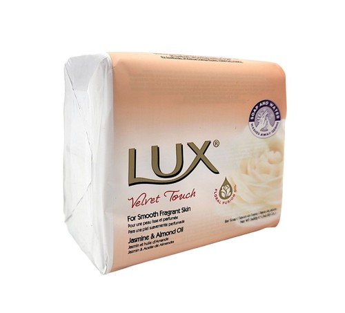 16x LUX Stückseife Velvet Touch 3er Pack à 80g Jasmin Mandelöl Seifenstück Seife