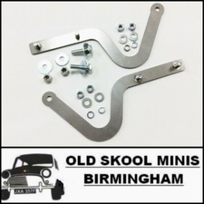 CLASSIC MINI CERNIERA COFANO MK3 1970> COPPIA COMPRESI RACCORDI BMP348 BMP349 5W8