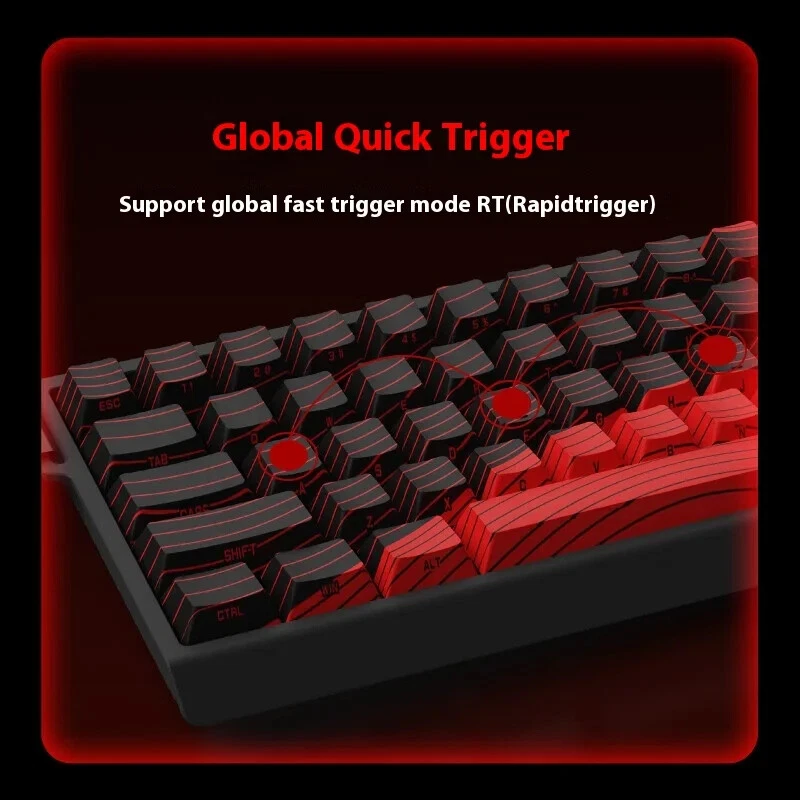 Keyboard Magnetic Switch Wired 60% 68% Gaming Keyboards Rapid Trigger Rgb New - Image 3 of 4
