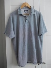 NEXT BLACK AND WHITE STRIPE POLO SHIRT TOP NEW XXL SLIM FIT