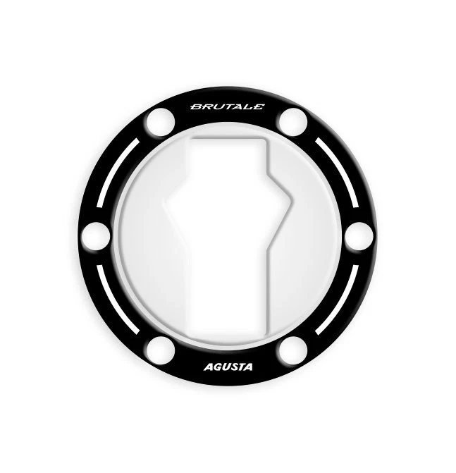 AZ GRAPHISHOP FUEL CAP PROTEZIONE TAPPO BENZINA MV AGUSTA BRUTALE / DRAGSTER GP-510(M) (B e W)