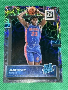 2022-23 Optic JADEN IVEY Pistons #241 Premium Scope Prizm RATED ROOKIE /249