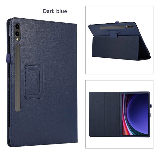 For Samsung Galaxy Tab S9 S9+ 2023 Tablet Flip Fold Leather Case Stand Cover - Picture 18 of 28