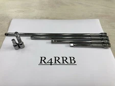 Snap-On Tools USA NOS 6pc 1/4" Drive Chrome Knurled Socket Extension Set 106BTMX