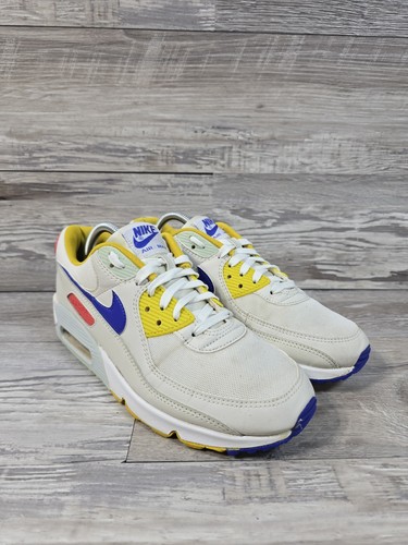 Nike Mujer Air Max 90 DA8726-100 Summit Blanco Lapislázuli Tenis Talla 10 Zapatos - Imagen 3 de 13