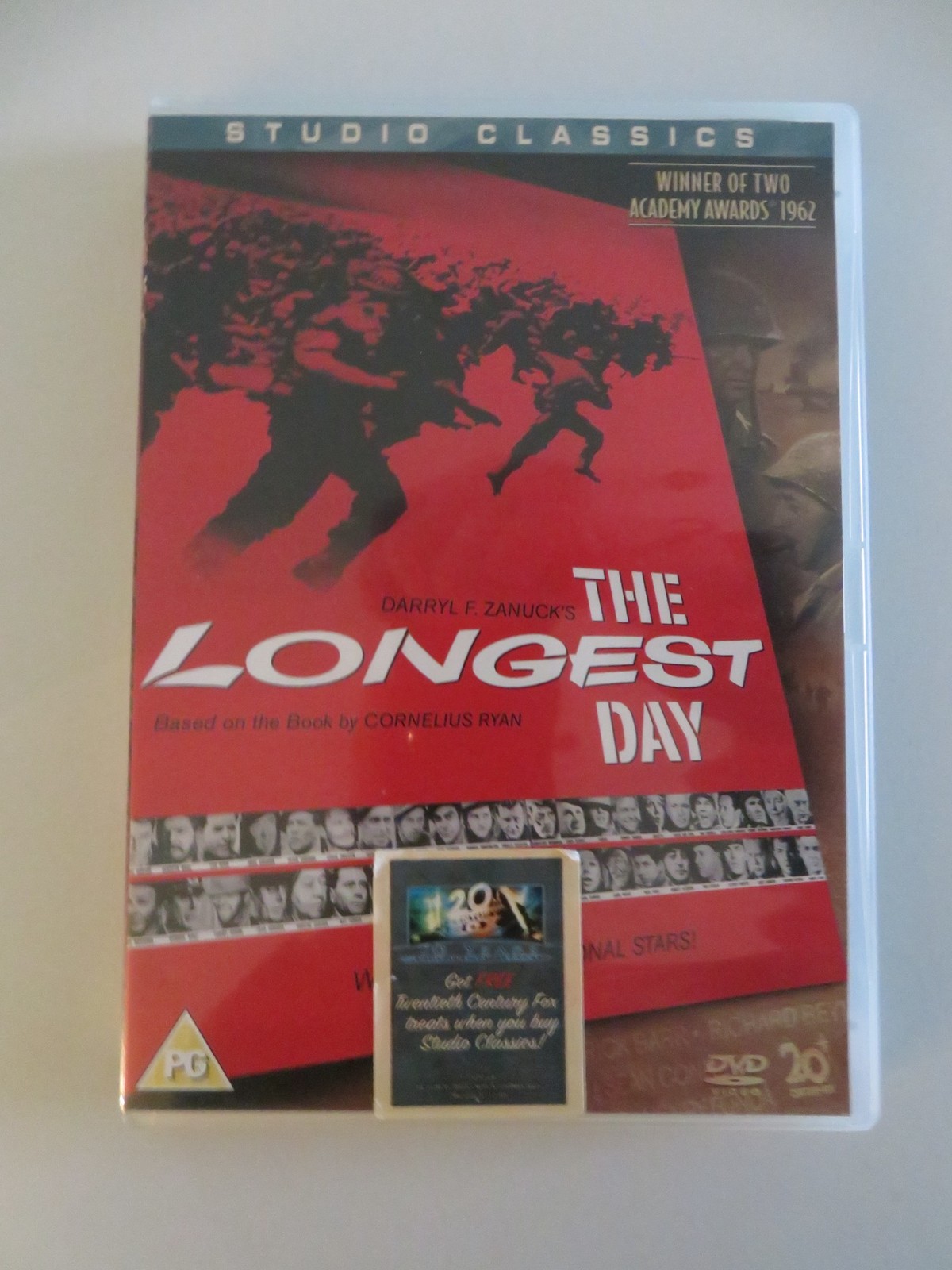 THE LONGEST DAY - B (DVD) RICHARD BURTON SEAN CONNERY 1962 REGION 2