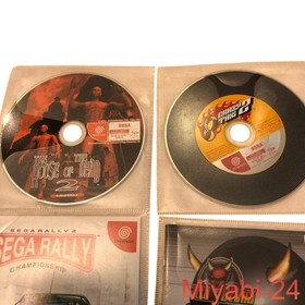 Dreamcast Sega Arcade Game Software 9-Piece Set, No Cases, Some Manuals